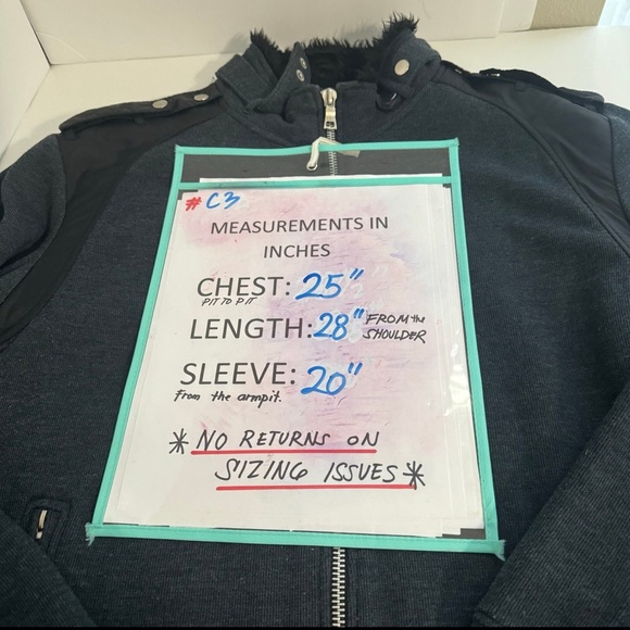 INC INTERNATIONAL CONCEPTS,XL 60 % COTTON 40% POLYESTER FAUX FUR LINING *10 - Picture 3 of 15